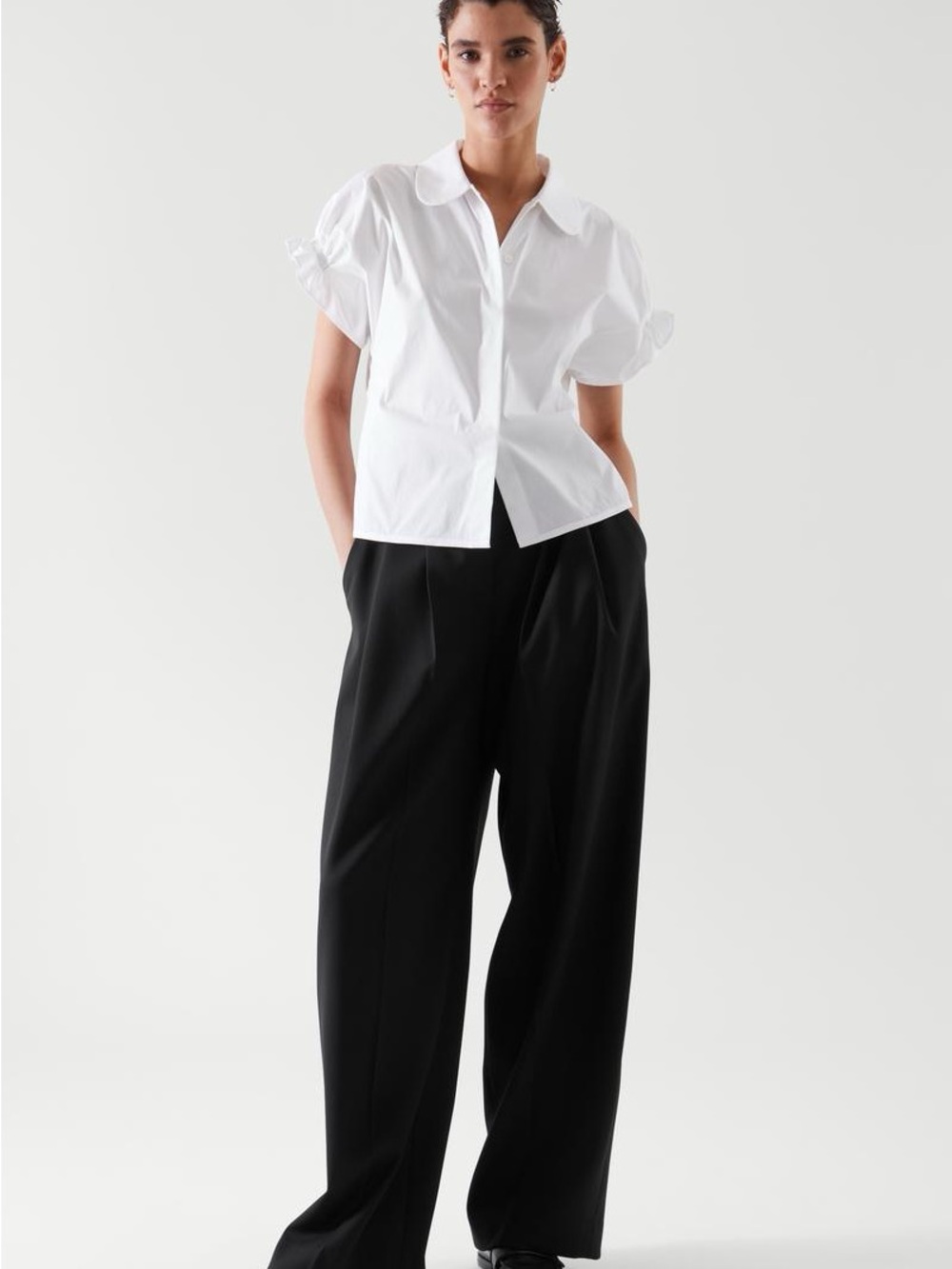 COS White Cotton Blouse – EU 36 / XS–S - Picture 3 of 5